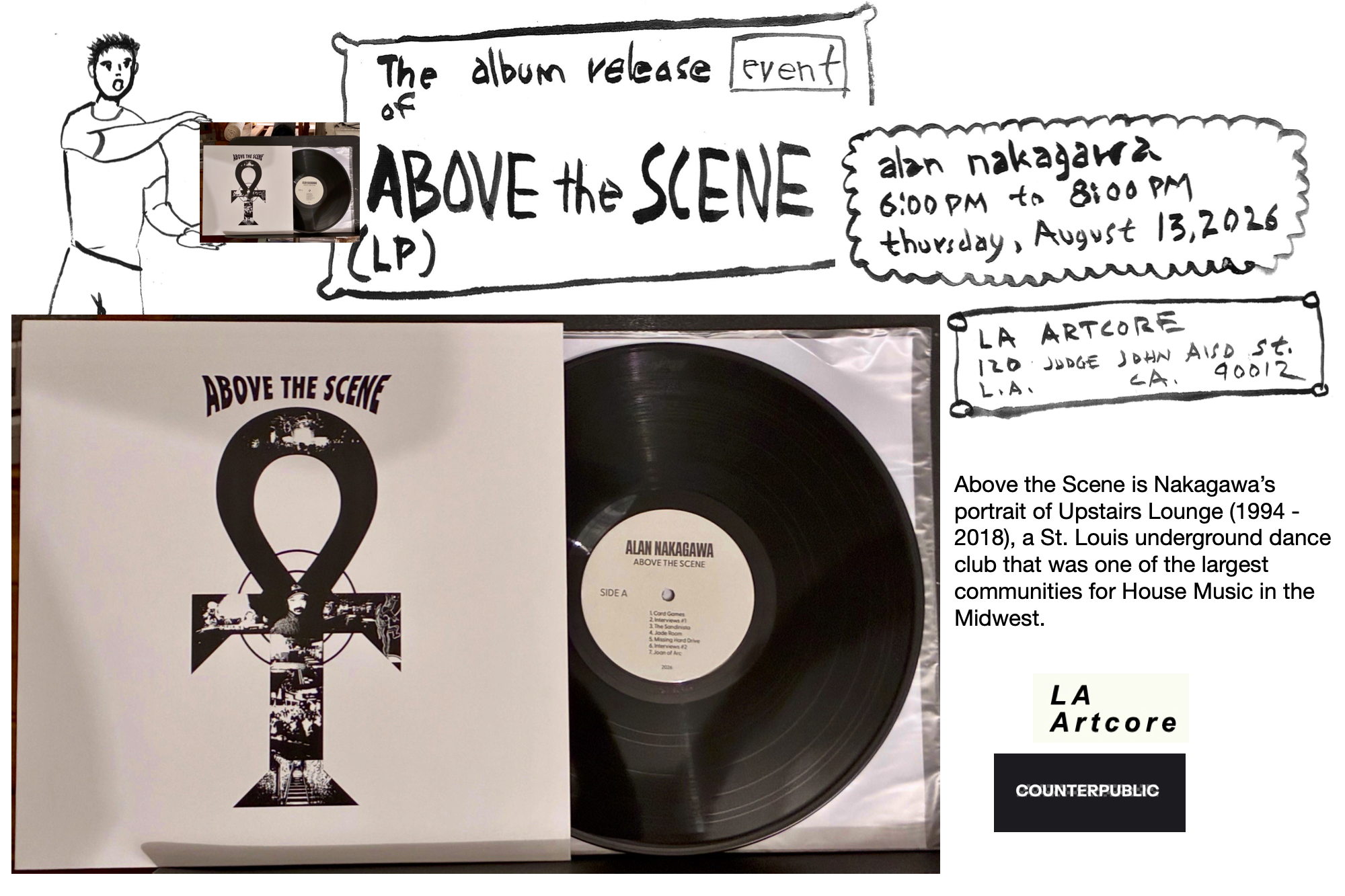 ABOVE THE SCENE — LA Artcore